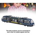 thumbnail image 3 of （Red）Mini Model Car Simulation Alloy Train Model Metal Diecast Model Cars for Kids Children(Blue), 3 of 5