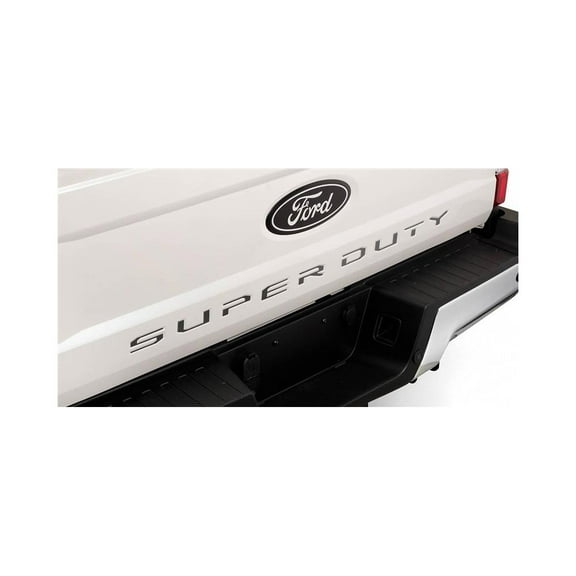 Putco 55552BPFD Emblem, Black Platinum Tailgate emblem Fits select: 2017-2019 FORD F250, 2017-2019 FORD F350