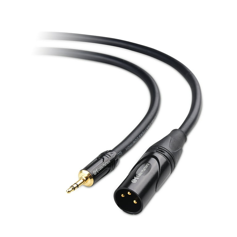 Cable Matters (1/8 Inch) 3.5mm to XLR Cable (XLR to 3.5mm Cable) Male to  Male 15 Feet