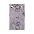 thumbnail image 1 of Sketch Hanging Pocket Organizer, Rowan Berries in a Jar Heart Vintage Minimalist Illustration, Printed Polyester Storage Bag with Pockets, 9" x 27", Mauve Purple Grey, 1 of 2