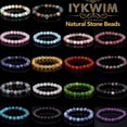 thumbnail image 2 of Pulsera de piedra natural, amatistas, turquesas, turmalinas, cuentas de aguamarina, regalo de joyería para hombres, protección magnética de la salud para mujeres Tan Jianjun  unisex, 2 of 2