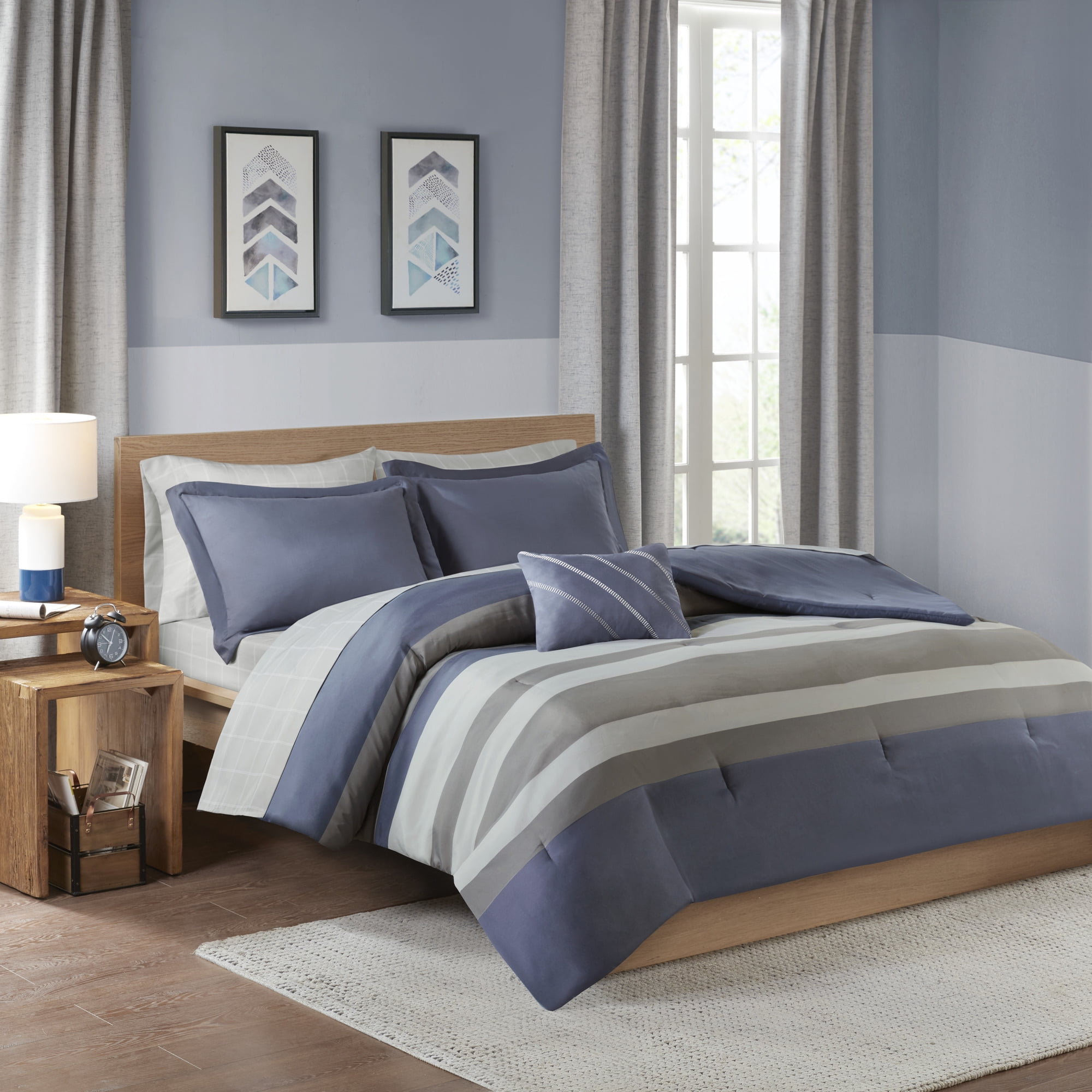 Home Essence Apartment Eddie Complete Comforter and Sheet Set - Walmart.com