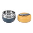 thumbnail image 2 of Insulated Lunch Containers Stainless Steel Thermal Lunch Box Lunch Box 0.8L Stainless Steel Thermal Lunch Box 2 Layer Insulated Lunch Containers Vacuum Insulated Food Jar, 2 of 8
