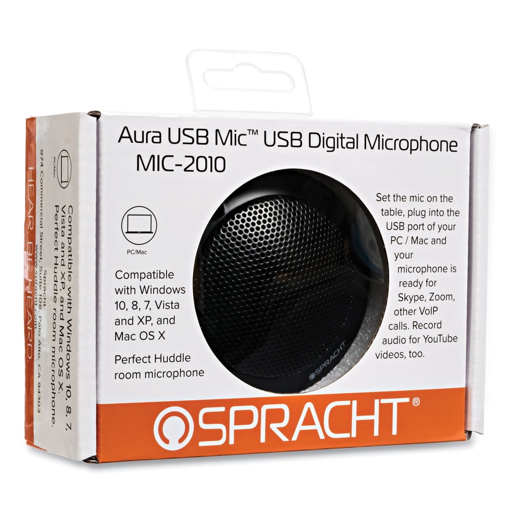 Spracht MIC2010 MIC2010 Digital USB Microphone - Black