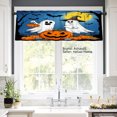 thumbnail image 2 of AshasdS Halloween Ghost Pumpkin Polyester Window Valance Curtain for Home Kitchen Living Room Bedroom Bathroom Decor 54x18 inch, 2 of 5