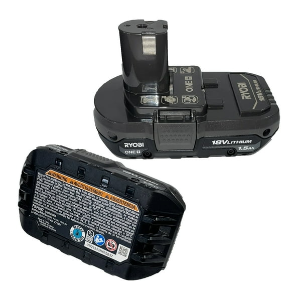 Ryobi P100 One 18 Volt 1.5Ah Battery (2 Pack) # 130224054-2PK