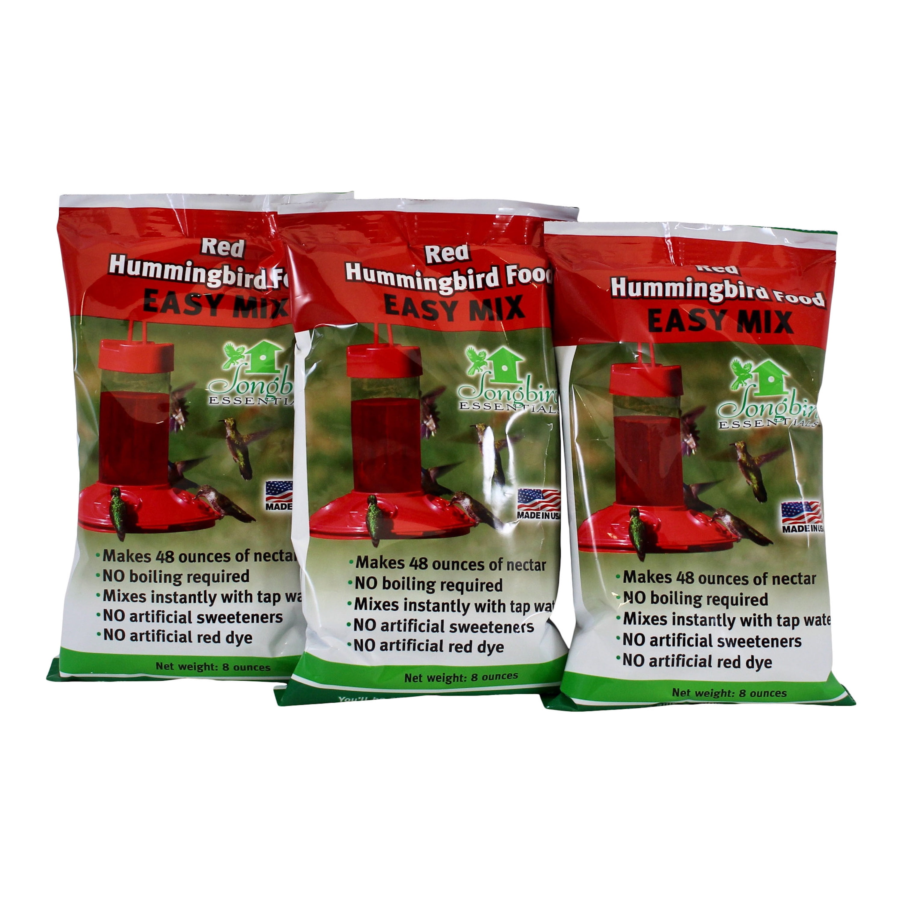 Songbird Essentials Red Hummingbird Nectar Mix 8 oz Pack of 3