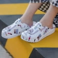 thumbnail image 1 of Mujer de Enfermería Zapatillas Antideslizantes Exterior Sanitario Jardín Cocina Transpirable Impermeable Chef Estampado Zuecos , 38 multicolor Salvador zapatillas de lactancia mujer, 1 of 7