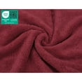 thumbnail image 3 of American Soft Linen Luxury 4 Piece Washcloth Set, 100% Cotton Turkish Washrags and Washcloths, Bordeaux Red, 3 of 6