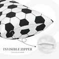 thumbnail image 5 of Fotbe Soccer Ball Pillow Cases - Envelope Closure - Luxury, Extra Soft, Cooling Pillow Covers - Wrinkle, Fade, Stain Resistant-16"x24", 5 of 9