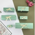 thumbnail image 6 of Large Gift Boxes with Lids 5 Pack 13X11X5.3 Inch Large Green Gift Box with Ribbon Foldable Gift Boxes for Presents Shredded Paper for Gift Box with Cards, 6 of 14