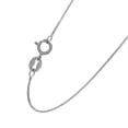 thumbnail image 3 of JewelStop 10k White Gold 0.45mm Shiny Box Chain Necklace with Spring Ring Clasp- 16" 18" 20", 3 of 9