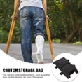 thumbnail image 3 of KONTONTY 1Pc Crutch Storage Container Black Waterproof Multifunctional Design Crutches Daily Use, 3 of 7