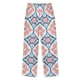 thumbnail image 2 of FORMRS Kids Pajama Pants with Pockets Size 13-14Y Boys Lounge Sleep Bottoms, Mosaic Flowers Pattern, 2 of 8
