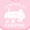 thumbnail image 4 of Inktastic I'd Rather Be Camping Boys or Girls Baby Bib, 4 of 4