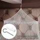 thumbnail image 5 of Mosquitera para cama con dosel, mosquitera colgante grande, mosquitera para cuna, niño, doble hamaca individual, instalación rápida y fácil Triomphe 0,6 x 2,3 x 8,5 m (blanco) JAMW Sencillez, 5 of 5