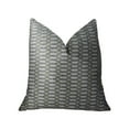thumbnail image 1 of Trivoli Circle Handmade Luxury Double Sided Pillow, Gray & Cream - King, 1 of 1