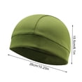 thumbnail image 3 of Redempat Cooling Skull Caps Cold-Proof Biking Bright Color Comfortable Cycling Accessories Durability Polyester Liner green 1Set, 3 of 5