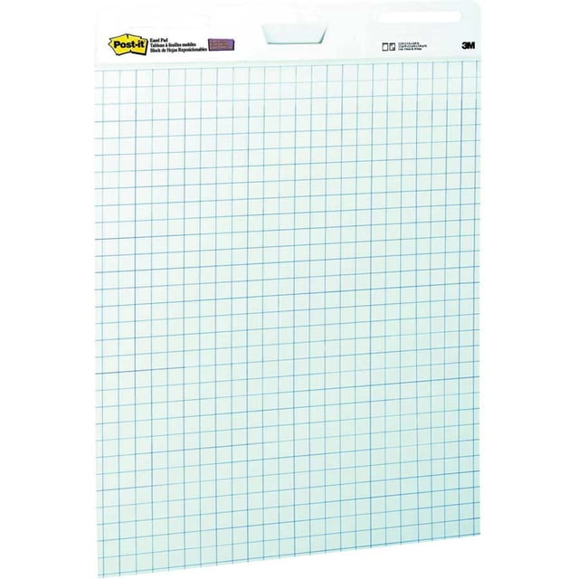 Post-it 560 Post-it Super Collant Bloc de Conférence Quadrillé (2 Blocs de 30 Feuilles)