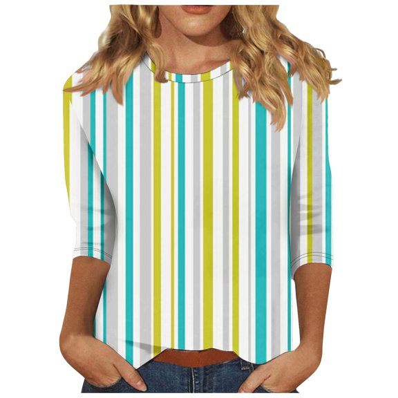 Cilsoka 3/4 Sleeve T Shirts for Women White Shirts for Women Fall Graphic Tops for Women V Neck Basic Deep V Neck Tees for Women Blouses for Women Business Casual Petite My Orders