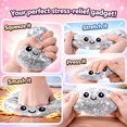thumbnail image 6 of Dumpling Squishy, Glitter Dumpling Squishy Toys, Squishies Dumplings with Mystery Steamer Box, Stress & Anxiety Relief Toys for Adults Non-Edible (Random Color ), 6 of 7
