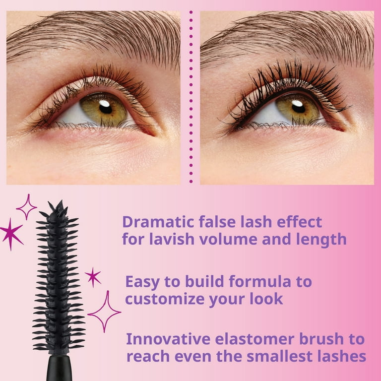 essence Call Me Queen Dramatic False Lash Effect Mascara, Black