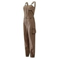 thumbnail image 3 of Innerwin Jumpsuits Sleeveless Women Long Pants Summer With Pockets Solid Color Romper Khaki M, 3 of 7