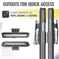 thumbnail image 5 of Rome Tech for Apple iPhone 13 Mini 5.4" (2021) Shell Holster Combo Case - Black, 5 of 7