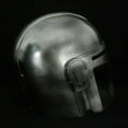 thumbnail image 3 of Medieval Mandalorian Helmet Great Item 18g Steel Rustic Vintage Home Decor Gifts, 3 of 5