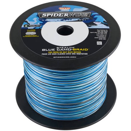 SpiderWire Stealth&reg; Blue Camo Braid&trade;