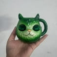 thumbnail image 6 of Crystal Cat Coffee Mug, 12Oz Cute Geode Cat Face Mug With Crystal Eyes, Ergonomic Cat Tail Handle, Heat-Resistant Tea Cup For Coffee Lovers, Unique Geode Cat Mug Gift For, 6 of 8