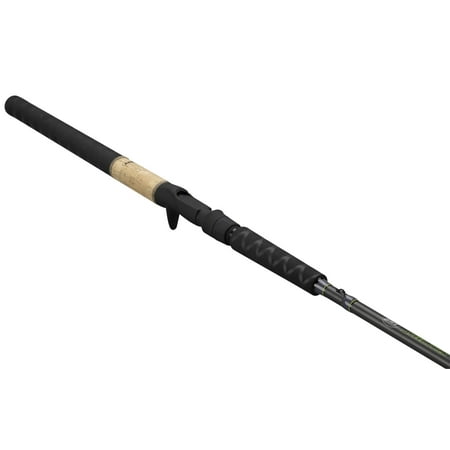 Lew s Speed Stick Trolling Fishing Rod 10-Foot 6-Inch 2-Piece Rod Medium Power Gray/Green