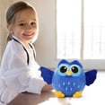 thumbnail image 4 of Gytml Cute Blue Owl Plush Toy, Soft Stuffed Owl Animal Pillow For Bedroom, Huggable Stuffed Owl Toy For Home Decor, Cuddle & Gift(Blue-25Cm), 4 of 4
