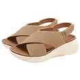 thumbnail image 2 of Sandalias Sin Cordones para Mujer Con Plataforma Cuña Transpirables Viajes Al Aire Libre, 2 of 9