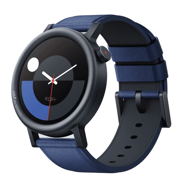 Smartwatch CMF Watch Pro 2 azul con biseles intercambiables
