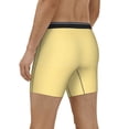 thumbnail image 3 of Rocae Yellow Gingham for Stretch Moisture-Wicking Underwear,Men's Underwear Boxer Briefs X-Large, 3 of 9