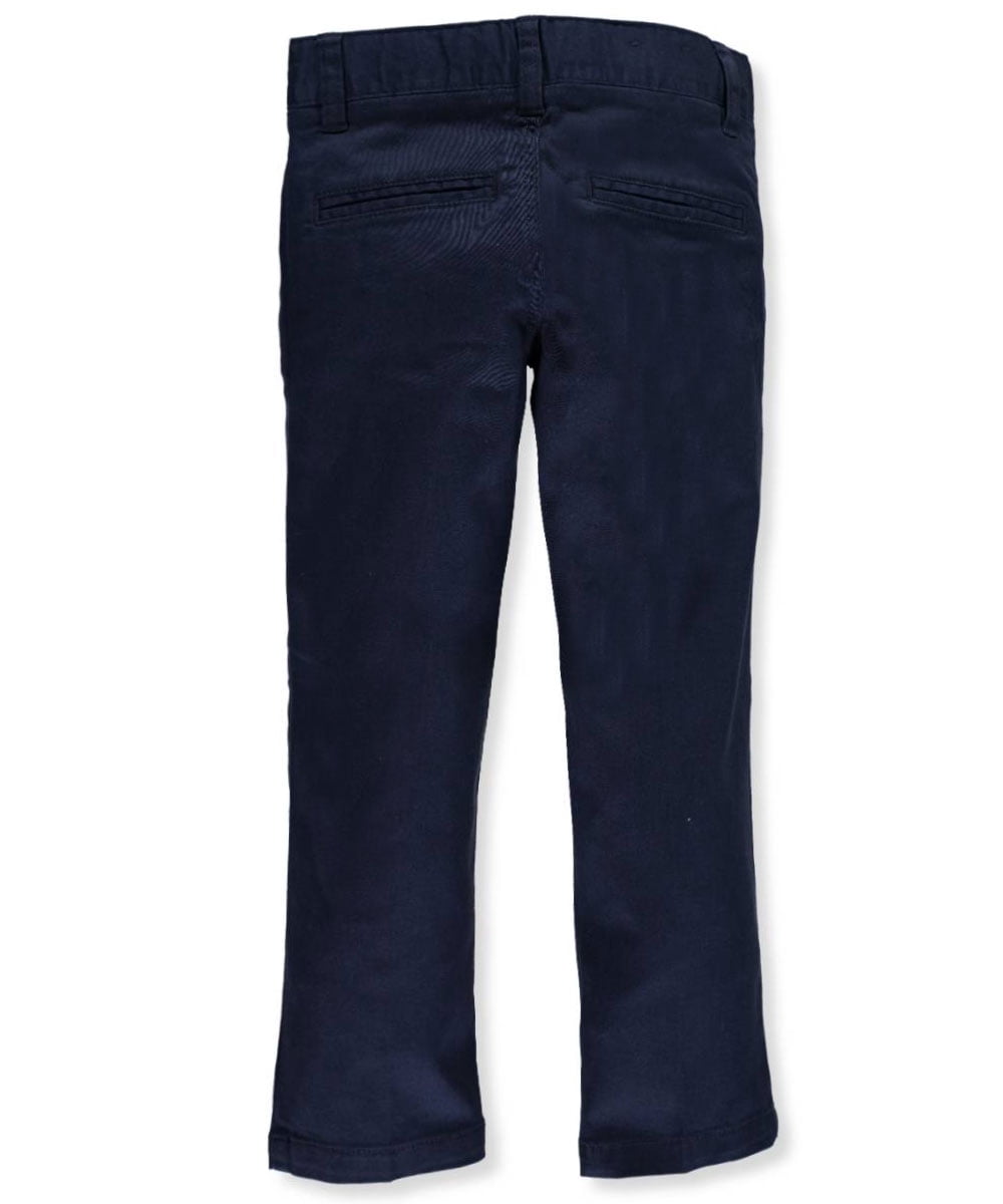 French Toast Girls School Uniform Stretch Twill Straight Leg Pants, Sizes 4-20 & Plus