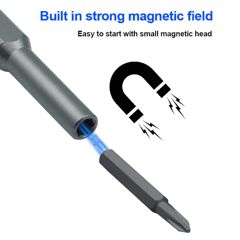 Multi-functional Hand Tool Phone Repair 25 IN 1 Precision Screwdriver Kit Screwdriver Set Magnetic Aluminum Box for Home DIY