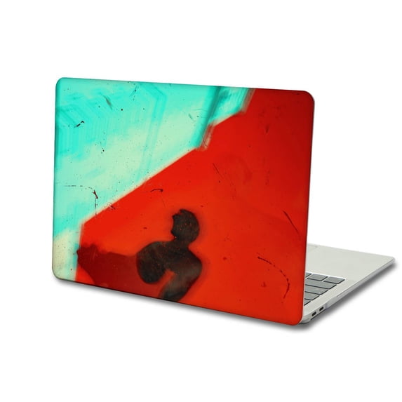 KSK KAISHEK Protective Case Hard Cover Compatible with MacBook Air 13.6 inchs( Touch ID, 2022.0) Model A2681, Type C Red series 0570