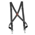 thumbnail image 1 of Men Women Adjustable Suspenders with Swivel Hooks Shaped Side Suspenders , Gray, 1 of 9