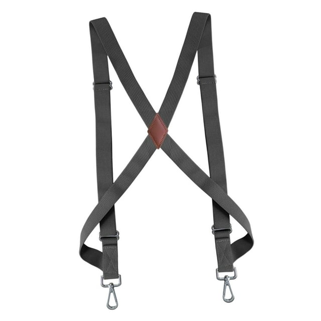Tirantes ajustables Yinane estilo camionero gris para hombre y mujer