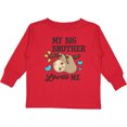 thumbnail image 3 of Inktastic My Big Brother Loves Me with Sloth and Hearts Boys or Girls Long Sleeve Toddler T-Shirt, 3 of 5