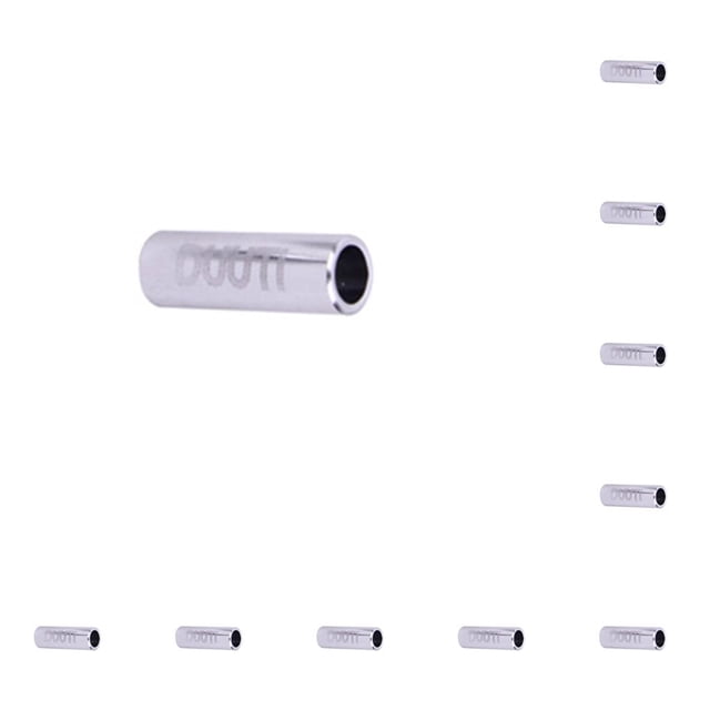 Eigraketly 4mm aleación de aluminio freno de bicicleta cambio de cable tapa de extremo piezas de repuesto bicicletas de carretera carcasa Plata 6 piezas 10piezas