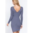 thumbnail image 4 of Long Slv V-neck Sweater Mini Dress, 4 of 5