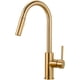 thumbnail image 1 of Gold Kitchen Faucet All Copper Pull Out Hot And Cold Retractable Rotatable Basin Sink Basin Faucet, 1 of 2