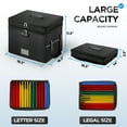 Fireproof File Storage Box with Lock, Zannaki Fireproof& Waterproof 2