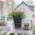 thumbnail image 4 of Artificial Plants Outdoor,Fake Flowers, UV Resistant Fake Lavender & Monkey Grass,Realistic Plastic Faux Plants for Balcony, Patio, Porch Greenery Decor, Planter Filler,1 Bundle Blue, 4 of 9