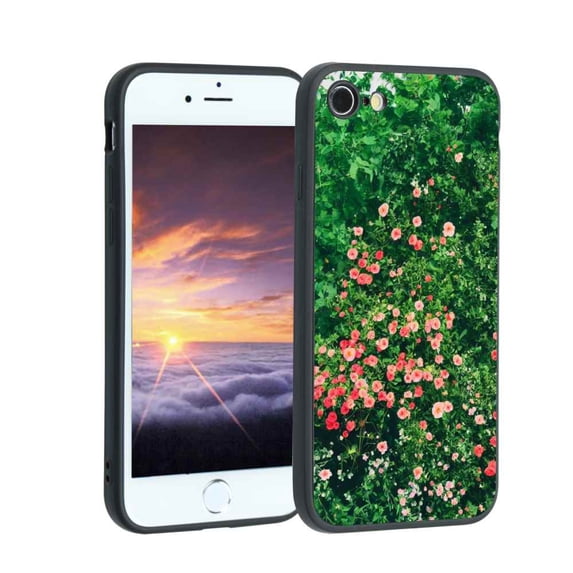 Floral-270 Phone Case, Degined for iPhone 7 Case Men Women, Flexible Silicone Shockproof Case for iPhone 7