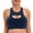 Blue, variant on Tinglu Women's Sports Yoga Bra Removable Pads Sports Bras Workout Bra Short Top