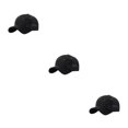 thumbnail image 3 of Decodeary Stylish Cap For Men Gifts For Outdoor Adventures Easy To Wear Baseball Cap black 3Set, 3 of 6